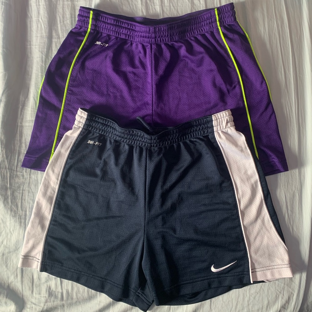 2 pairs of Nike soccer shorts